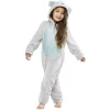 Clearance Gifi Combinaison pyjama Koala gris et bleu pailleté 10/12ans