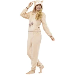 Hot Gifi Combinaison pyjama Renard beige Taille M