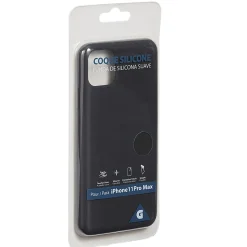 Coque en silicone iPhone Pro Max noir*Gifi