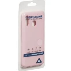Coque en silicone Samsung A20 ou A30 rose*Gifi