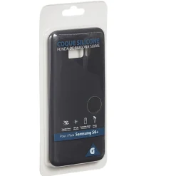 Coque en silicone Samsung S8+ noir*Gifi New