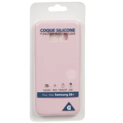 Coque en silicone Samsung S8+ rose*Gifi Clearance