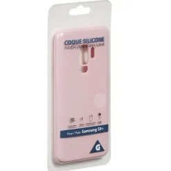 Coque en silicone Samsung S9+ rose*Gifi Hot