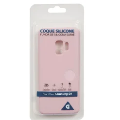 Coque en silicone Samsung S9 rose*Gifi