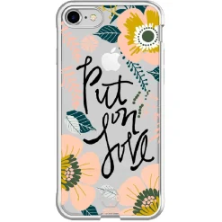 Coque pour IPhone 5C motif fleur plastique*Gifi