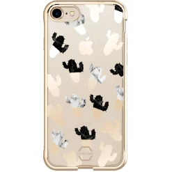 Coque pour IPhone 5C motif fleur plastique*Gifi