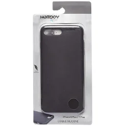 Coque pour Iphone 7+ Noir*Gifi Online