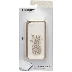 Coque souple Ananas pour IPhone 5/5s/SE*Gifi Online