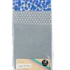 Gifi Coupon de tissu 46x55 cm en coton gris
