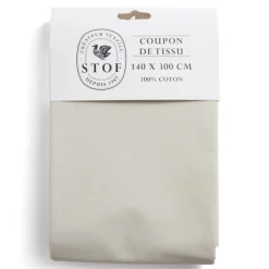 Gifi Coupon tissu coton 140x300cm beige