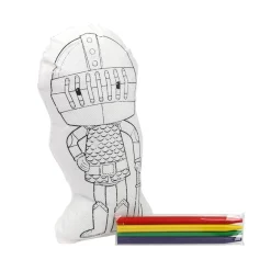 Gifi Coussin à colorier et ses 4 crayons