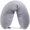 Gifi Coussin de voyage polyester uni gris ou noir