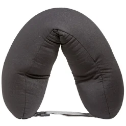 Gifi Coussin de voyage polyester uni gris ou noir