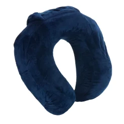 Sale Gifi Coussin à mémoire de forme pour le cou bleu marine