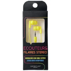 Écouteur filaire intra auriculaire L. 120 cm*Gifi Hot