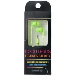 Écouteur filaire intra auriculaire L. 120 cm*Gifi Hot