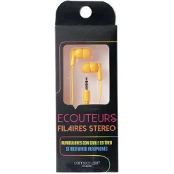 Écouteur filaire intra auriculaire L. 120 cm*Gifi Hot