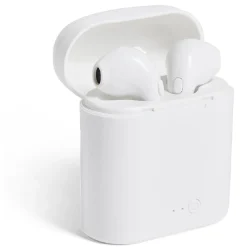 Écouteurs Bluetooth avec étui de charge blanc*Gifi