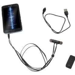 Écouteurs intra-auriculaires Bluetooth aimantés Homday noir*Gifi