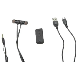 Écouteurs intra-auriculaires Bluetooth aimantés Homday noir*Gifi