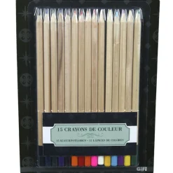 Crayon de couleur artistique x15*Gifi New