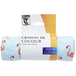 Gifi Crayon de couleur avec étui en coton x24