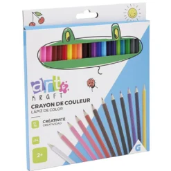 Gifi Crayon de couleur en bois x24