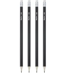 Gifi Crayon graphite HB avec gomme x4