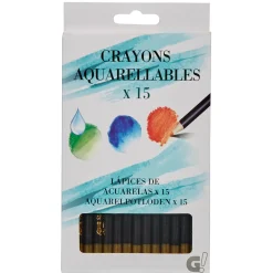 Gifi Crayons de couleur aquarellables