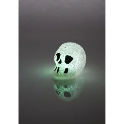 Crâne lumineux couleur changeante décoration Halloween*Gifi Sale