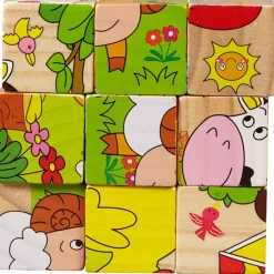 Gifi Jeux De Société Et Éducatifs<Cubes puzzle X9 en bois