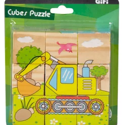 Gifi Jeux De Société Et Éducatifs<Cubes puzzle X9 en bois