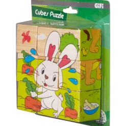 Gifi Jeux De Société Et Éducatifs<Cubes puzzle X9 en bois