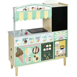 Gifi Jeux D'Imagination Et D'Imitation<Cuisine et Glacier réversible 2 en 1 en bois