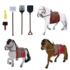 Gifi Jeux D'Imagination Et D'Imitation<Écurie pour chevaux avec accessoires x8