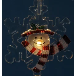 Gifi Décoration de fenêtre lumineuse 1 LED Ø 10 cm