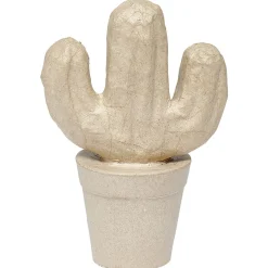 Gifi Décoration forme cactus papier maché à poser
