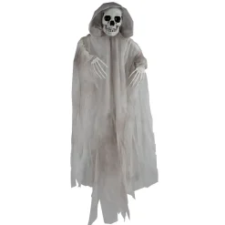 Décoration Tête de mort avec voile à suspendre H100 cm*Gifi Outlet