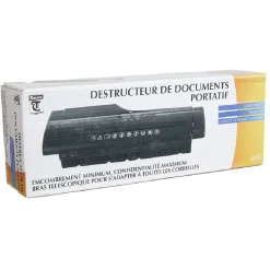 Destructeur de document portatif noir*Gifi Sale