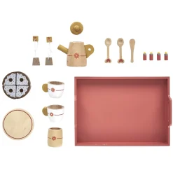 Gifi Jeux D'Imagination Et D'Imitation<Dinette service à thé et gâteau en bois certifié FSC® Storiz
