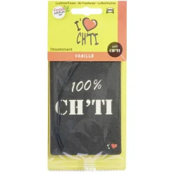 Gifi Désodorisant voiture carte magique I love Ch'ti senteur vanille