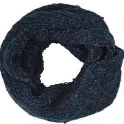 New Gifi Echarpe chenille bleu marine