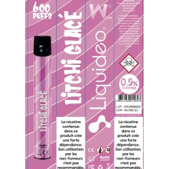 E-cigarette jetable litchi glacé 2 ml 0.9% nicotine*Gifi Sale