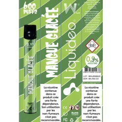 E-cigarette jetable mangue glacé 2 ml 0.9% nicotine*Gifi Hot