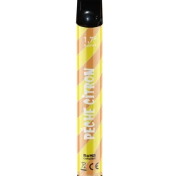 E-cigarette jetable pêche citron 2 ml 1.7% nicotine*Gifi Sale