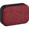 Enceinte Bluetooth Homday X-Pert abs noir finition tissu rouge*Gifi Online
