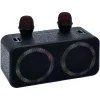 Enceinte karaoké 2 micros Homday Party - portée 10m autonomie 3h*Gifi Online