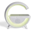 Enceinte multifonction forme G lampe et chargeur à induction*Gifi