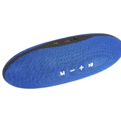 Enceinte portable Bluetooth ovale bleu 10W*Gifi Outlet