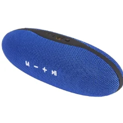 Enceinte portable Bluetooth ovale bleu 10W*Gifi Outlet